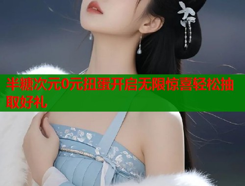 半糖次元0元扭蛋开启无限惊喜轻松抽取好礼