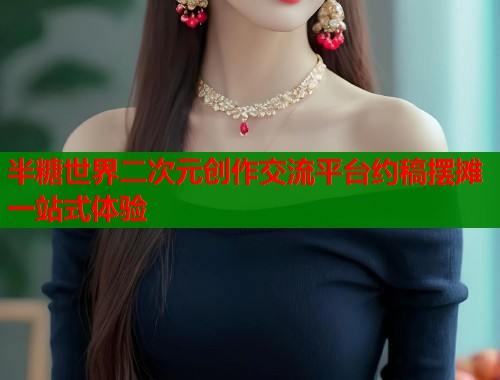 半糖世界二次元创作交流平台约稿摆摊一站式体验