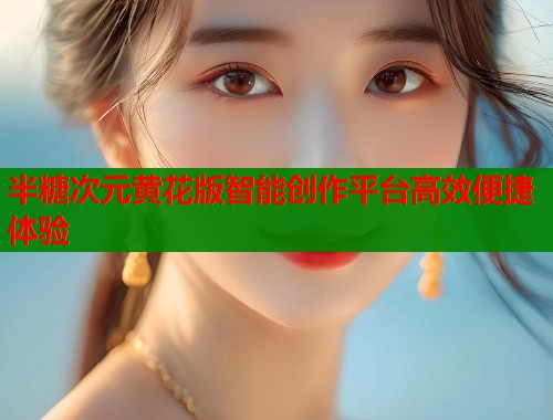 半糖次元黄花版智能创作平台高效便捷体验